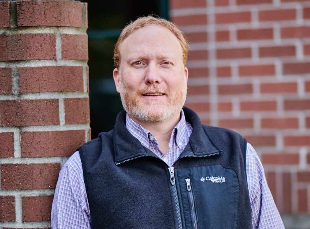 Ryan Wilde of Walsh Construction at Gathering for Change 2025, supporting homelessness solutions in Clark County.